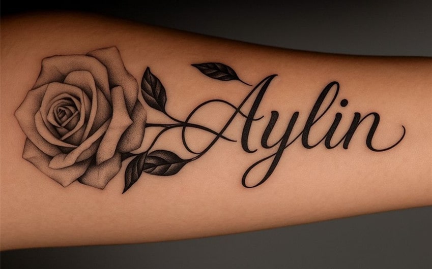 tattoo ideas for names on arm